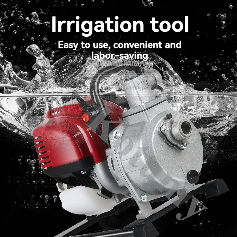Four-stroke/Two-stroke High Power Water Pump Portable Farmland Irrigation Machine Gas Engine Drainage Machine
