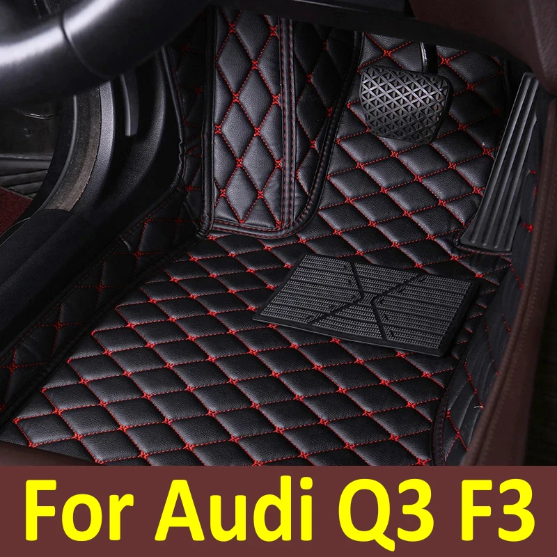 

Автомобильные коврики для Audi Q3 F3 MK2 2019 ~ 2022, прочный коврик от грязи, автомобильный коврик, роскошный кожаный ковер, набор аксессуаров для интерьера автомобиля