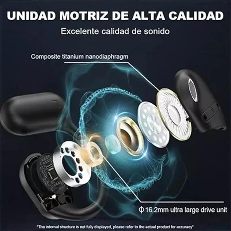 Q16pro-auriculares inalámbricos con pantalla táctil a Color, cascos con Bluetooth 5,4, compatible con tarjeta TF, 8 horas de duración de la batería
