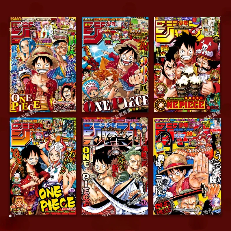 

Japanese anime poster One Piece poster sticker Luffy Zoro HD cover wall sticker dormitory bedroom background wall wallpaper