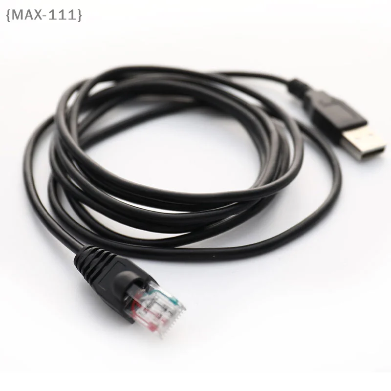 【MAX-111】Cabo USB para RJ50 para Console APC Smart UPS, Cabo USB AP9827 940-0127B 940-127C 940-0127E com Protetor de Fricção Moldado