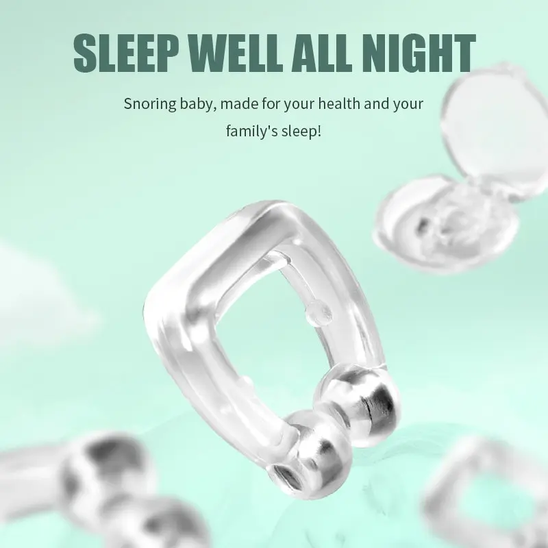 Anti Snoring Corrector Snore Prevention Gadget Womens Anti Snore Device Snore Elimination Nose Clip Mens Sleep Night