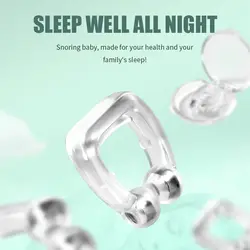 Anti Snoring Corrector Snore Prevention Gadget Womens Anti Snore Device Snore Elimination Nose Clip Mens Sleep Night