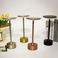 Wireless LED Table Lamp USB Rechargeable Light Touch Switch Dimmable Portable Dining Table Bedroom Bedside Ambience Night Lamp