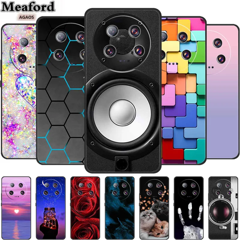 For Xiaomi 13 Ultra Case Luxury Silicone Soft Phone Cover for Xiaomi 13 Ultra 5G Xiaomi13 Ultra Coque Lovely Protector Cute Capa