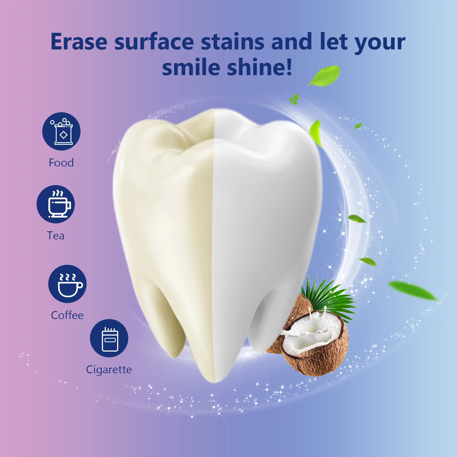 Teeth Whitening Strips 14pcs Cleansing Relief Swell False Tooth Veneers Bleaching Stickers Oral Hygiene Dental Whiten Patch view 5