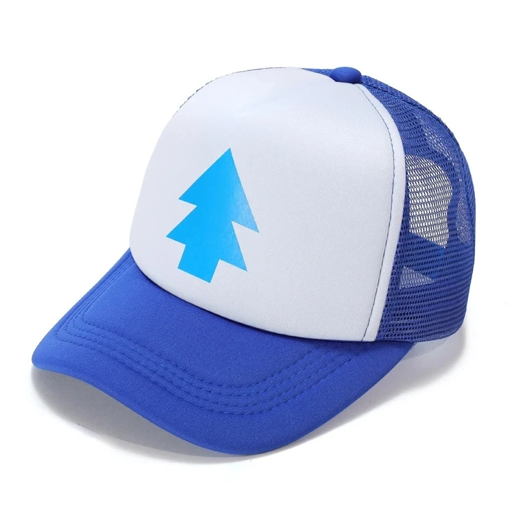 Women Men Trucker Baseball Cap Pine Tree Dipper Gravity Fall Adjustable Mesh Hat Freak Town Diep The Same Paragraph view 5