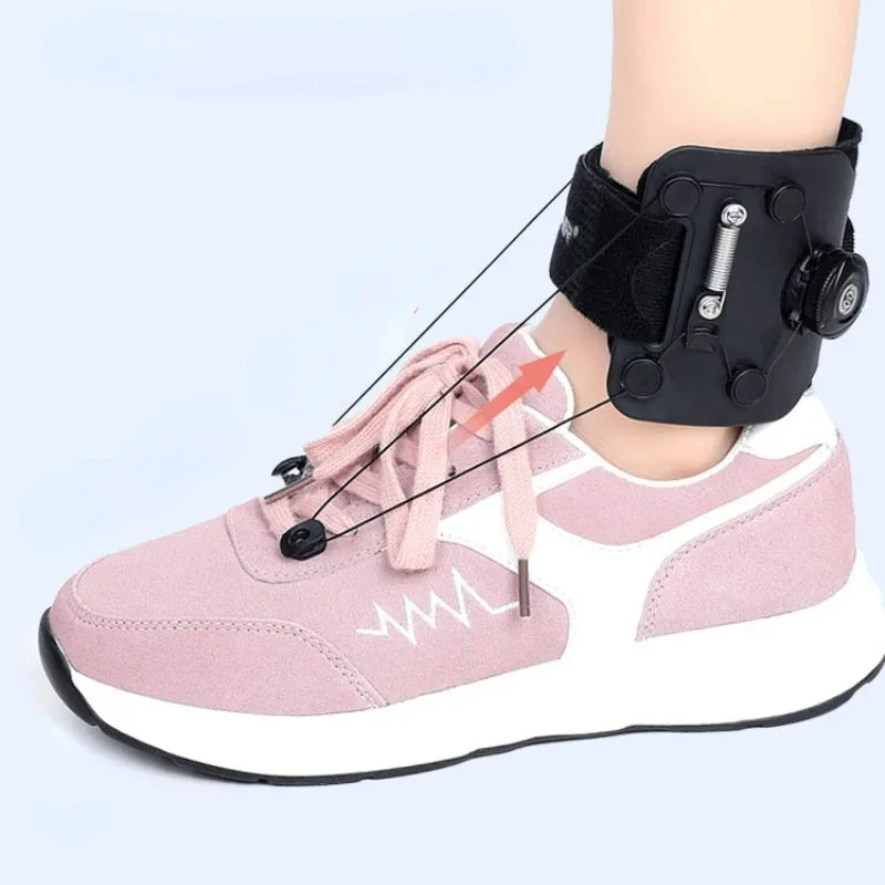 Foot Drop AFO Brace for Stroke Hemiplegia, Ankle Support Orthosis for Varus/Valgus Correction & Walking Aid