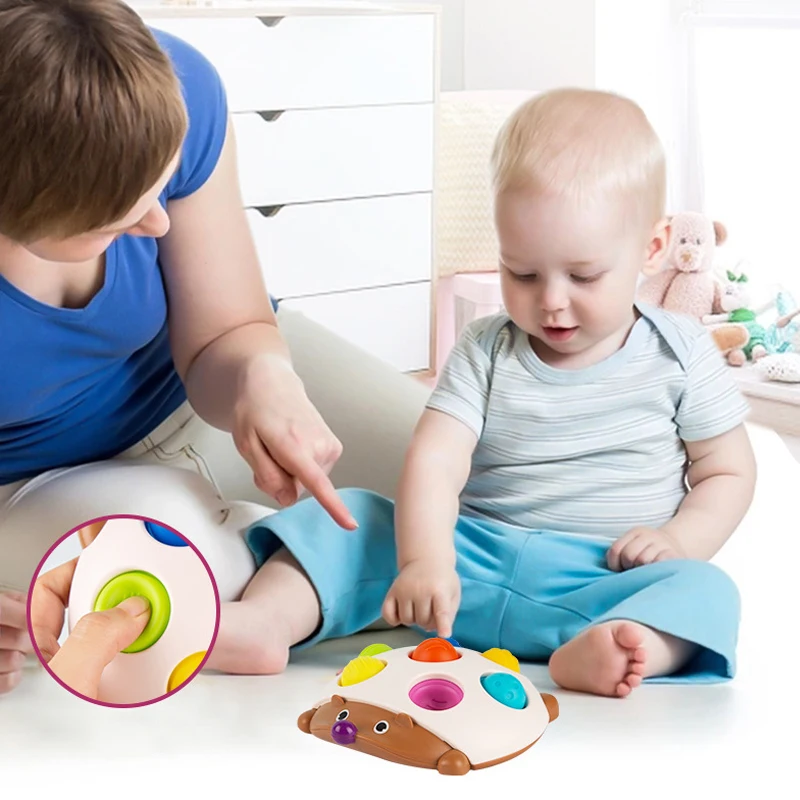 Spremere Push Pop Toys bambini Finger Press Silicone Fidget giocattoli sensoriali per bambini adulti giocattolo di decompressione