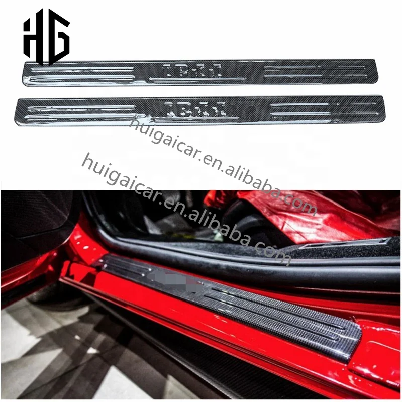 

Накладки на пороги из сухого карбона для 488 G-TB Spider, модификация педалей, автоаксессуары