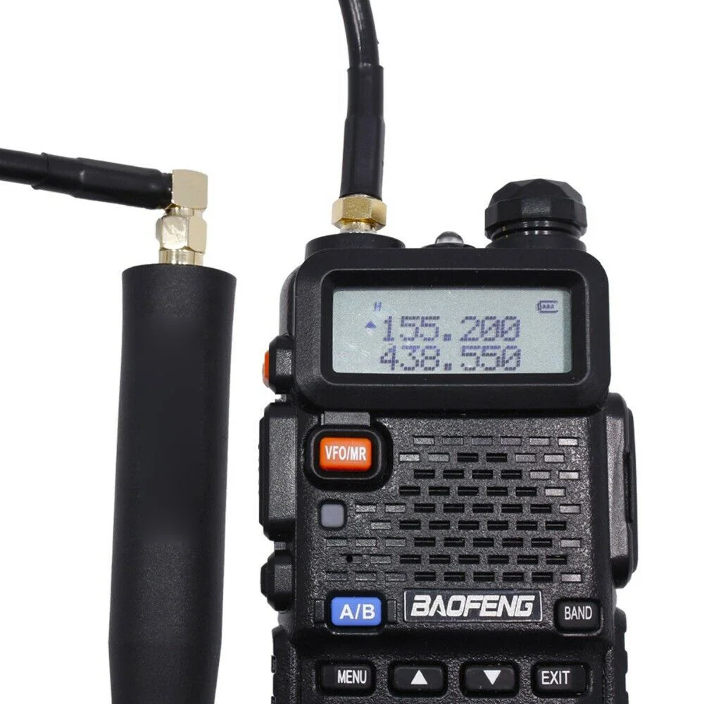 안테나 익스텐션 케이블 AR-152 AR-148 SMA 수암 무선 동축 케이블, Baofeng UV-5R UV-82 UV-9R 워키토키용, 60 cm, 100cm