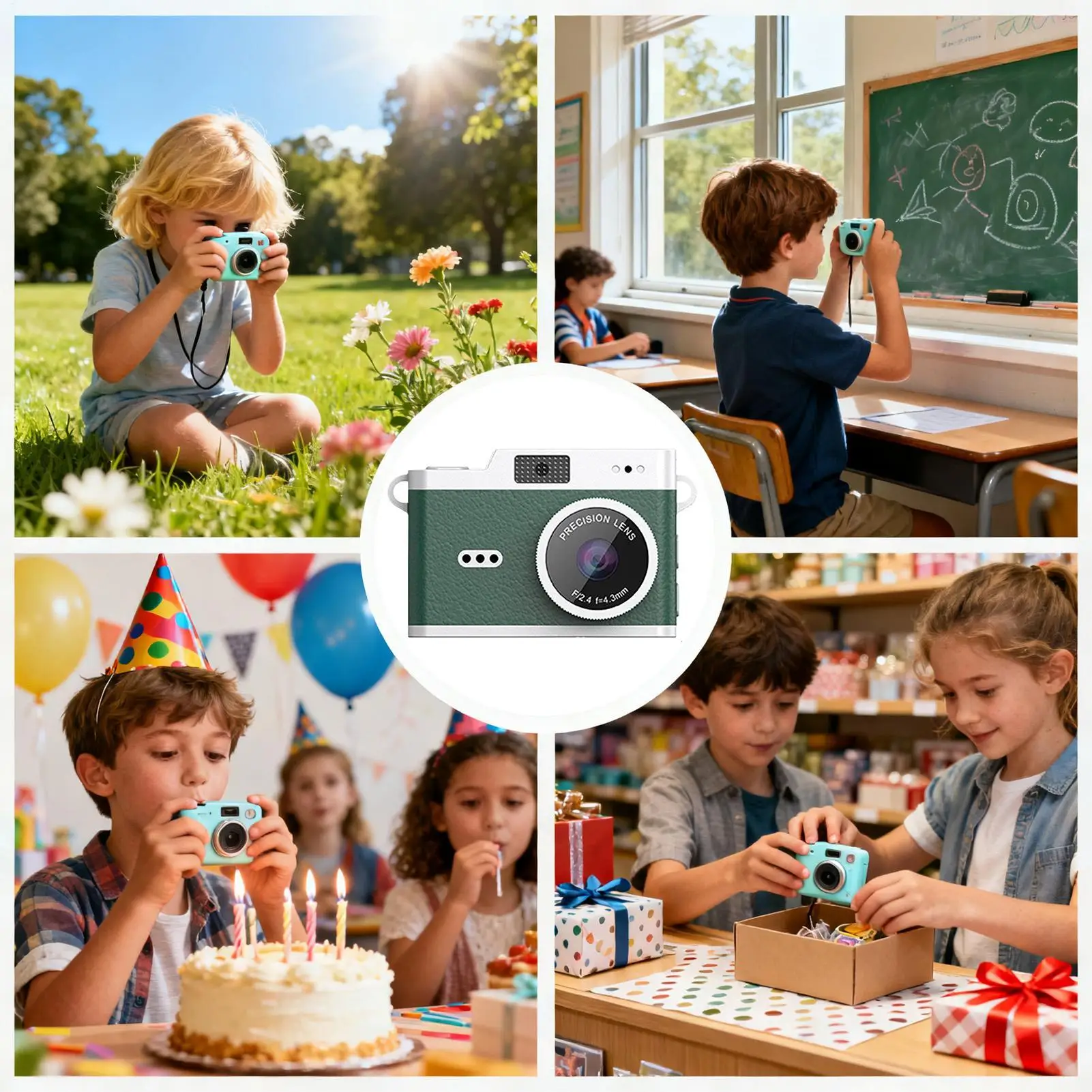 小型カメラ 3フィルター 1080P ビデオカメラ コンパクト ヴィンテージ レコーダー カメラ 初心者 大人 子供 男の子 女の子 旅行 写真撮影用