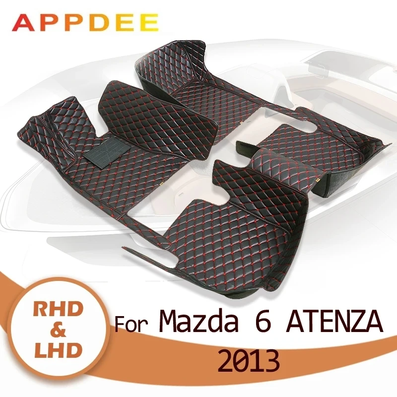 APPDEE Car floor mats for Mazda 6 ATENZA 2013 Custom auto foot Pads automobile carpet cover