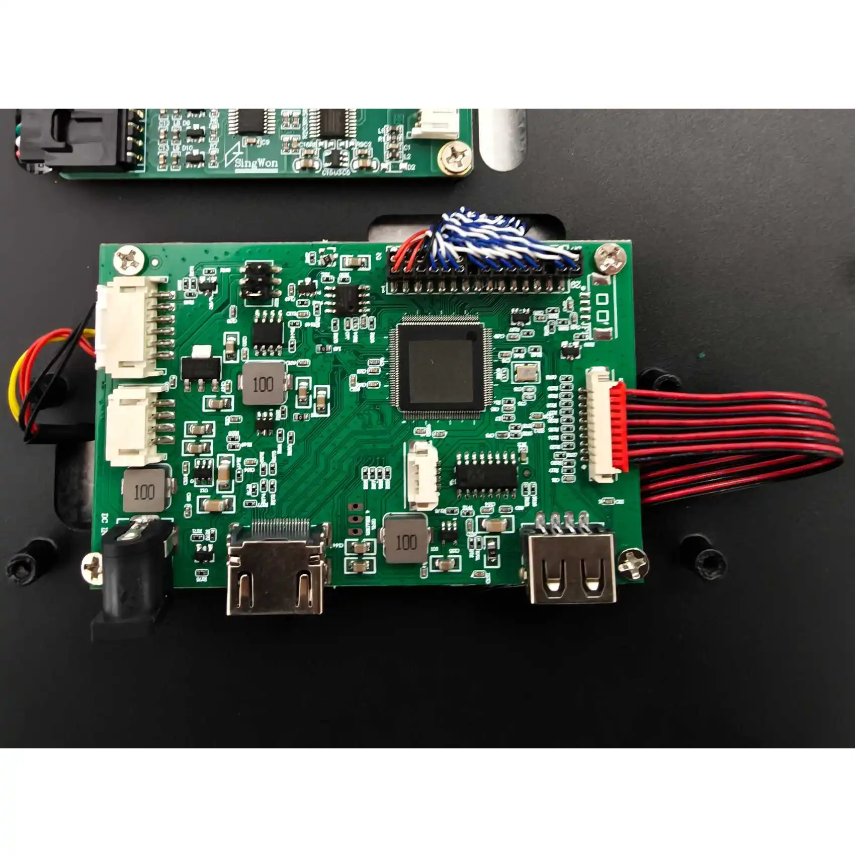 Monitor resistivo del LCD del tacto de 15,6 pulgadas 1920X1080 con la placa controladora del LCD del USB H-D