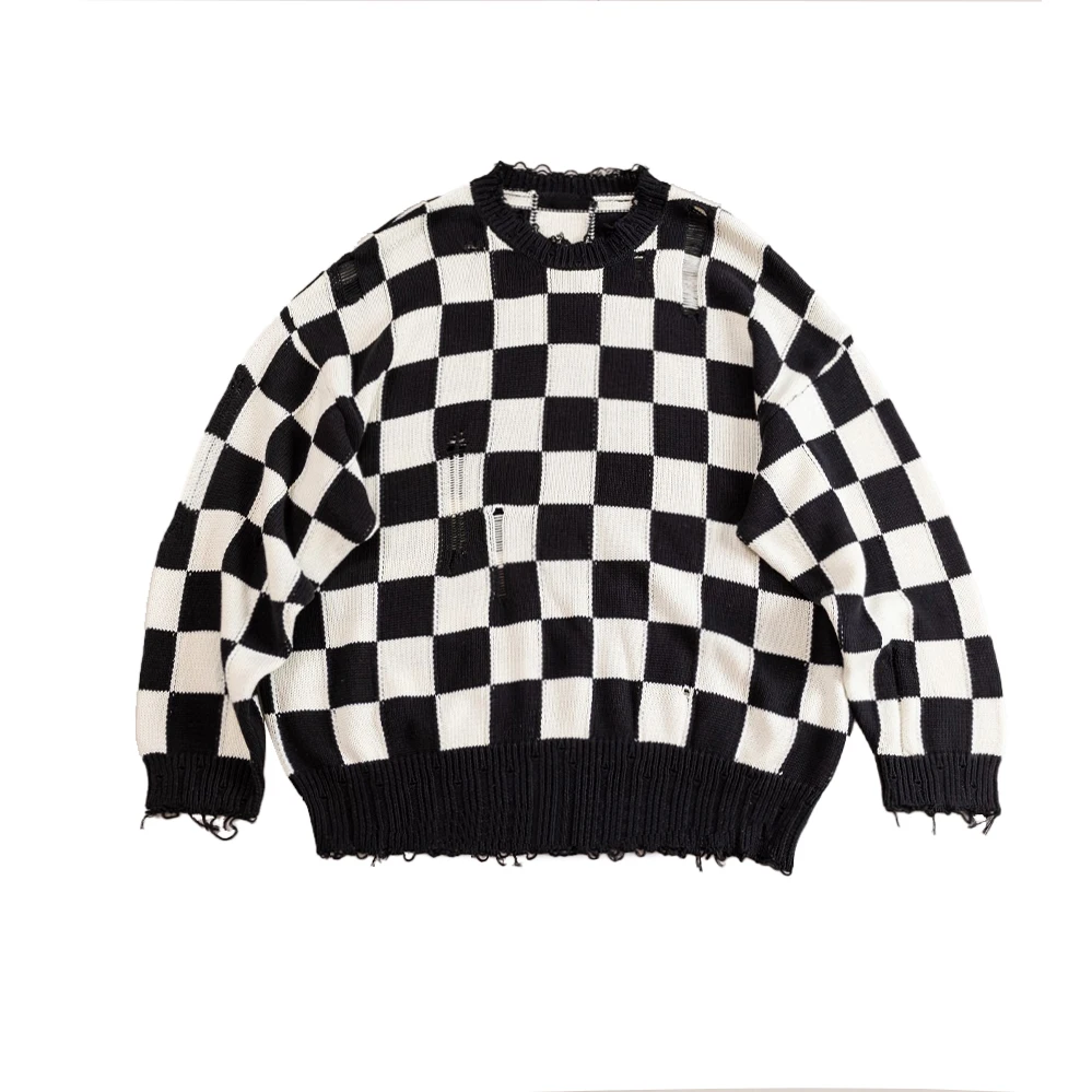 

NIGO Women's Vintage Checkered Sweater Ngvp #nigo6536