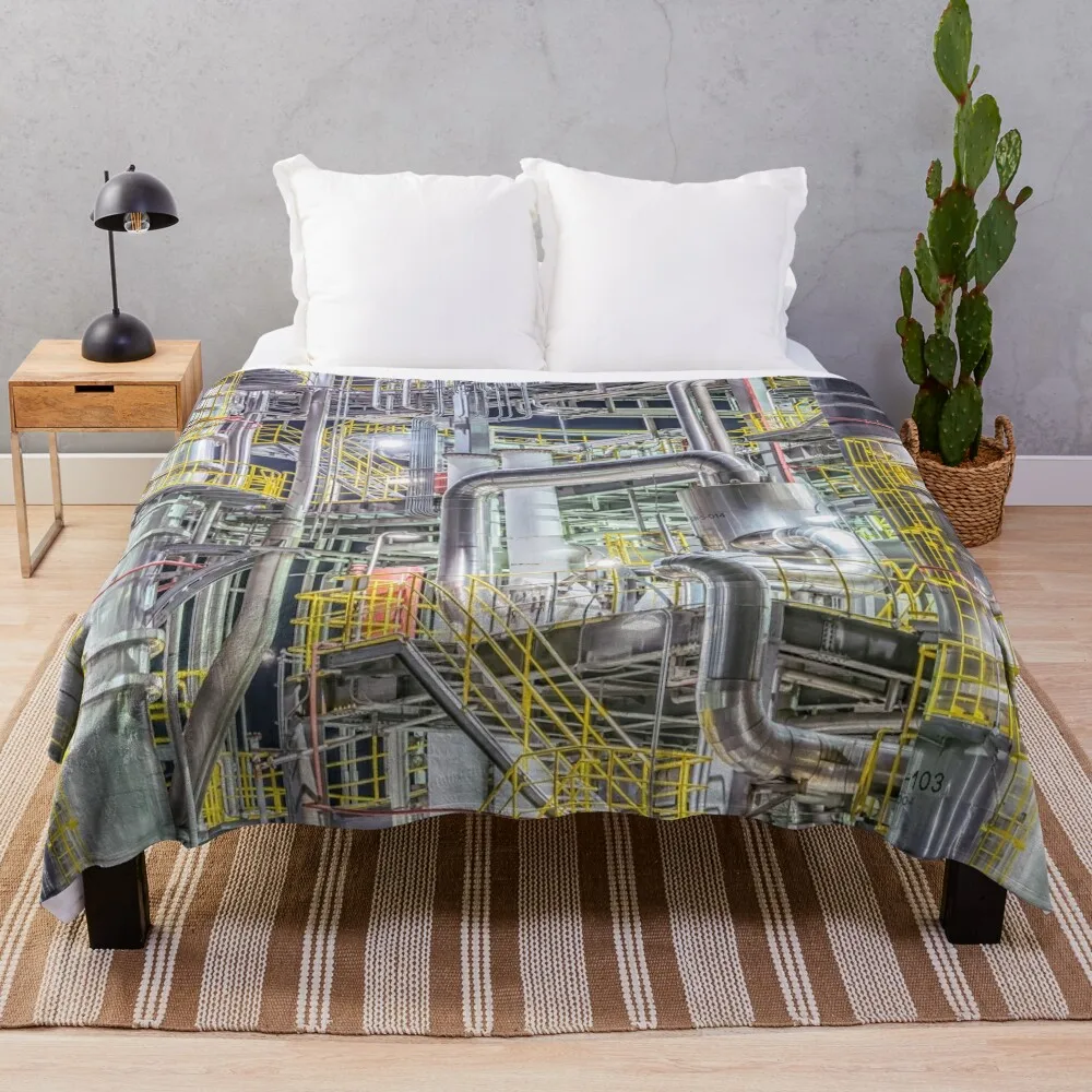 

Petrochemical Industry Throw Blanket manga Cute Plaid blankets ands Blankets