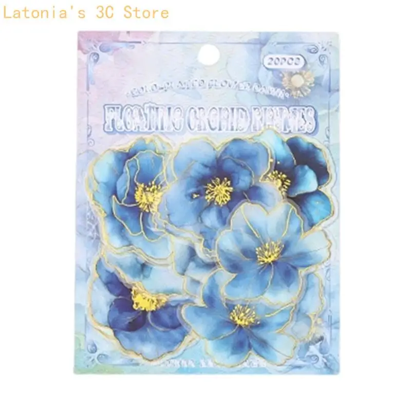X3UB Künstlerischer Scrapbooking-Aufkleber, Scrapbook-Zubehör-Aufkleber, wasserfester dekorativer Aufkleber für Scrapbooking und – Detail 8