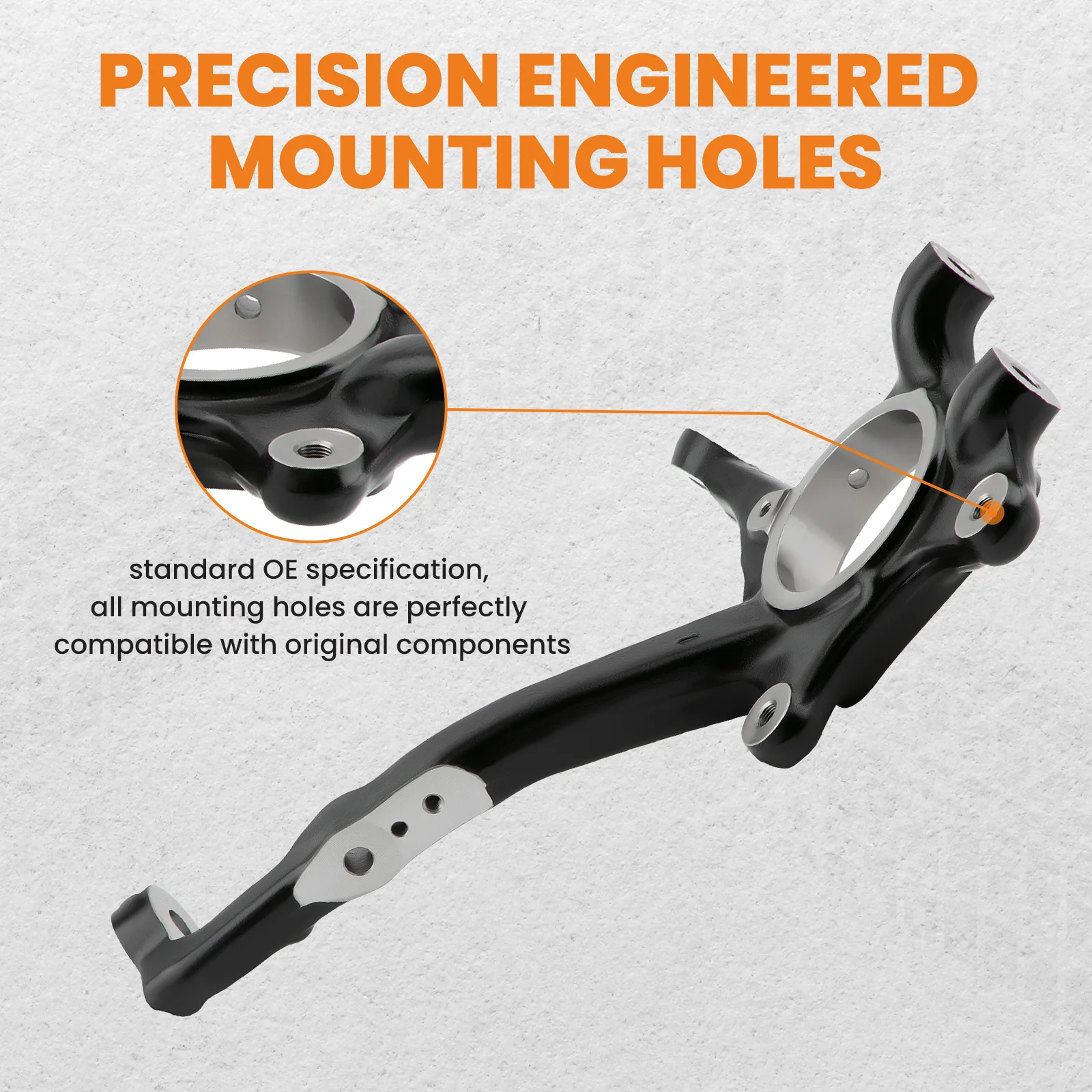 

Front Left Steering Knuckle for Toyota Tacoma 2.7L 4.0L 2005-19 4321204050 new