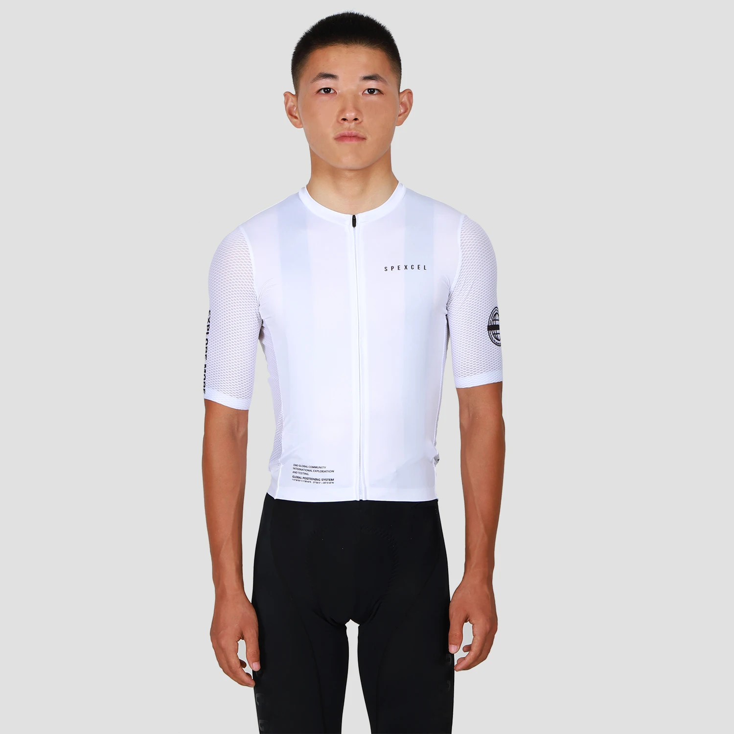 SPEXCEL 2023 neu Explore Leichte Kurzarm-Radtrikots Aero Fit Schnelltrocknendes und atmungsaktives Gewebe – Detail 2