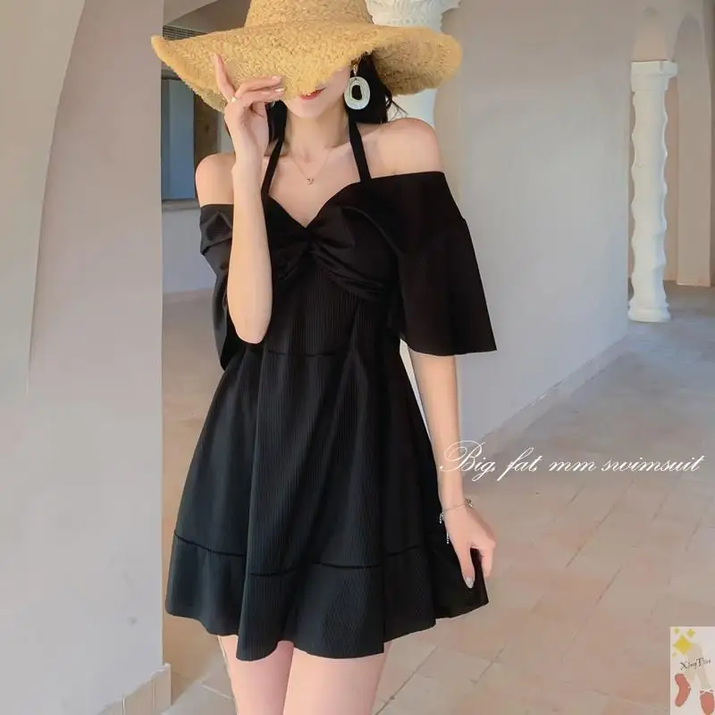 Swimsuit plus size swimsuit women's Western style swimsuit women 2025 summer cover belly students soak in hot springs
