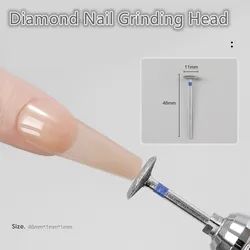 Nail Polishing removal Head Diamond Electric Nail Drill Bit disc grinding burr T Mills Grinder Cuticle Cutter Art Tools