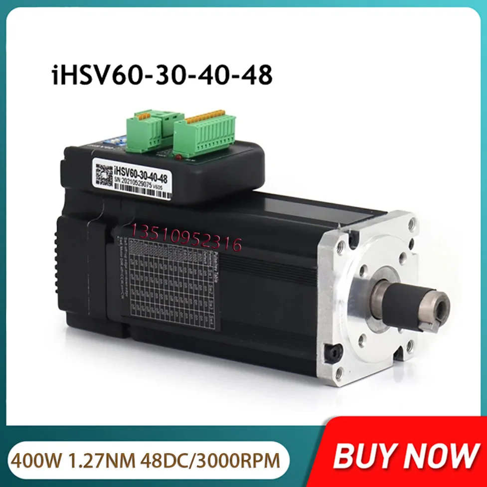

Jmc 400w All-in-one Servo Motor Controller Ihsv60-30-40-48 3000rpm 1.27nm For Spraying Machine/Mechanical Arm Cnc 3d Printing