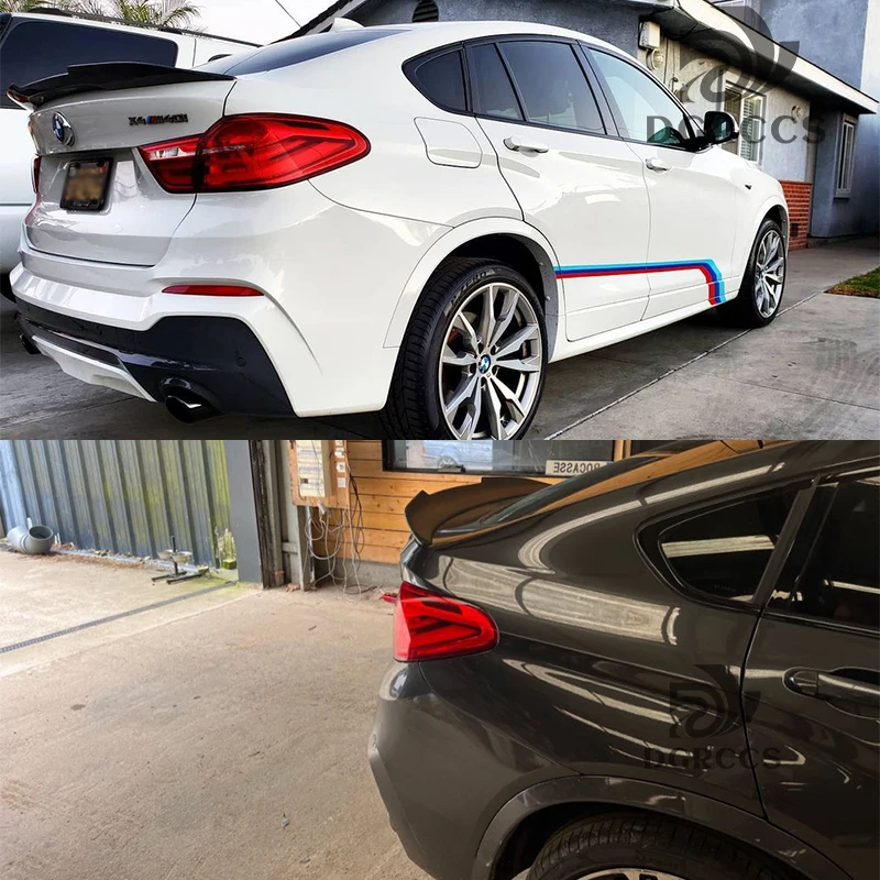 For BMW X4 F26 PSM Style Carbon fiber Rear Spoiler Trunk wing 2013-2018 Carbon fiber