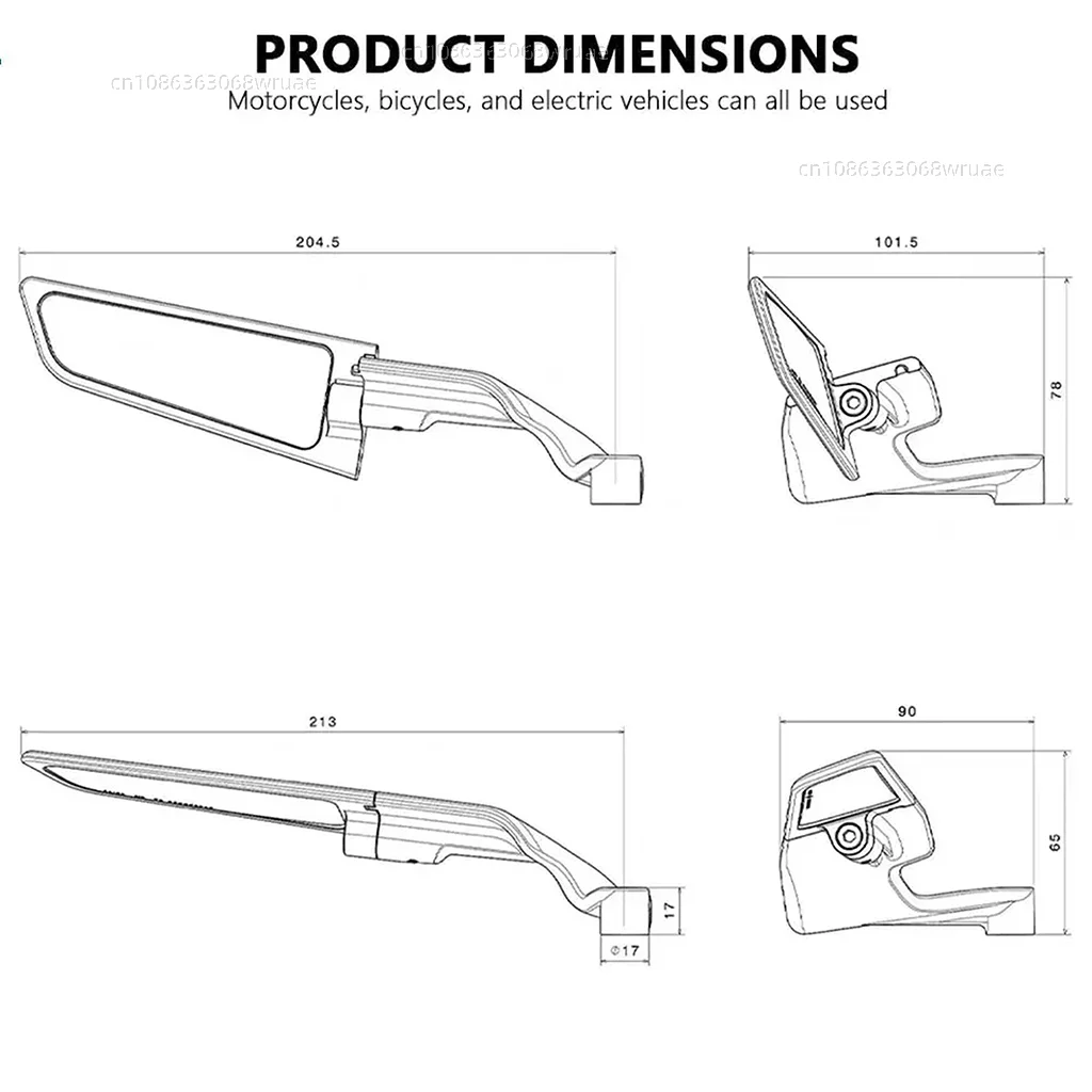 NEW Rear View Mirrors Motorcycle Rearview Side Mirrors For KTM 390 DUKE 790 DUKE 890 DUKE 2012 2013 2014 2015 2016 2017-2026