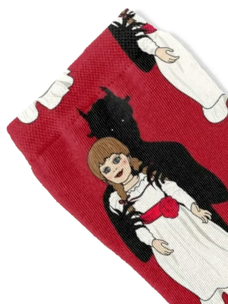 Annabelle The Demon Socks loose funny gift essential Socks For Men Women's