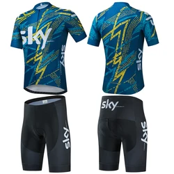 Racing Team Cycling Set Shorts, Backstraps, Shorts, Bicycle Cycling jersey set SKYBBMEI Mountain Bike Top