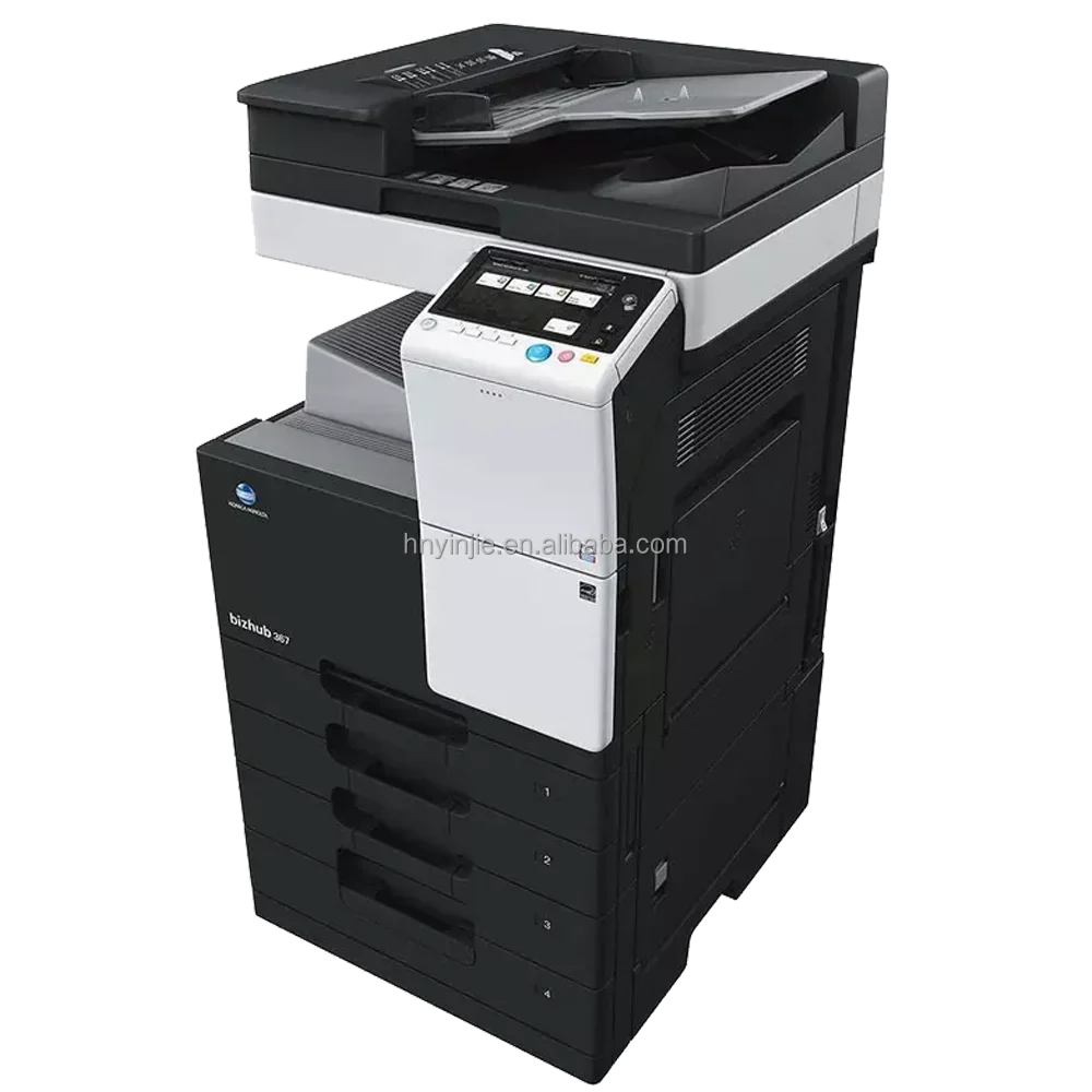 Office Equipment Used Copier Printer 3 in 1 Black&White Printer Photocopy Machine For Konica Minolta Bizhub 227 287 367