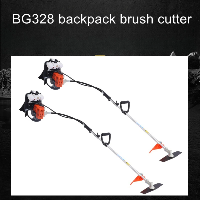 lawn mower BG328 backpack brush cutter, garden lawn mowing machine, weeding machine