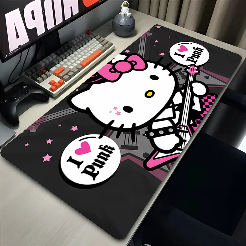 Mouse Pad H-hello K-kitty Gamer Mousepads 900X400 Gaming Mousepad Large Keyboard Mat Waterproof Desk Pad XXL Computer Mouse Pad