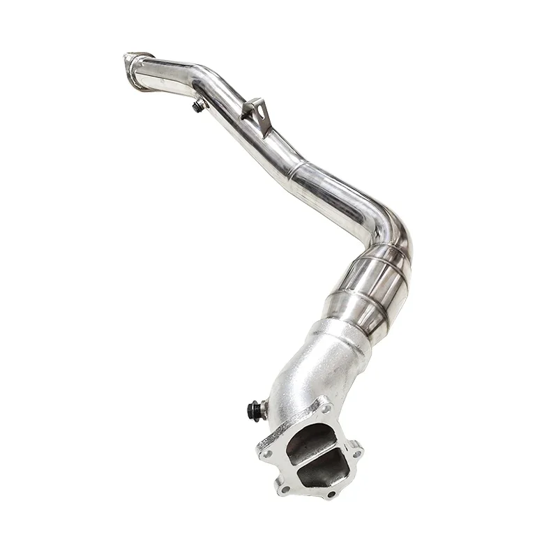 أنبوب سفلي مع محول حفاز لـ SUBA*RU IMPREZ@ WRX STI 2008-14 EJ20 EJ25 3 "أنبوب سفلي توربو HIGHFLOW CAT