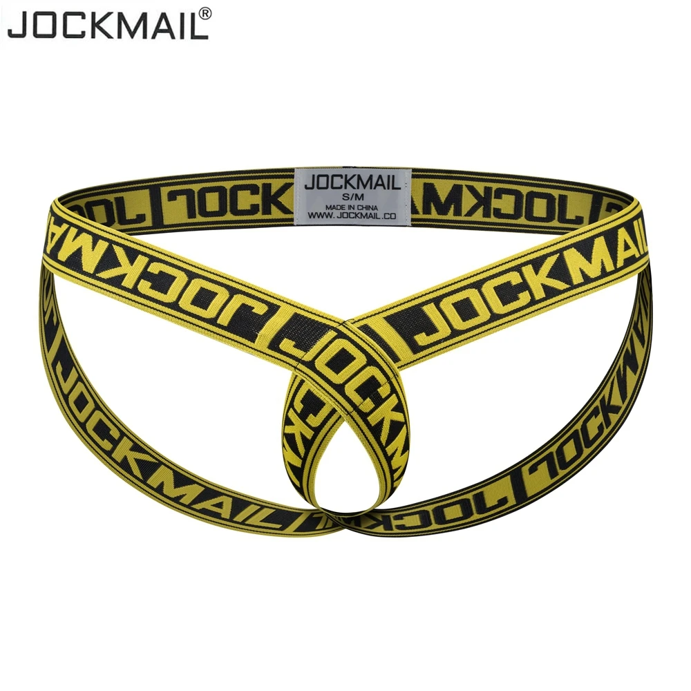 JOCKMAIL Men Sexy G String Thong Erotic Jockstrap Bondage Gay Underwear Penis Pouch Strap Harness Lingerie Underpants Cockstraps