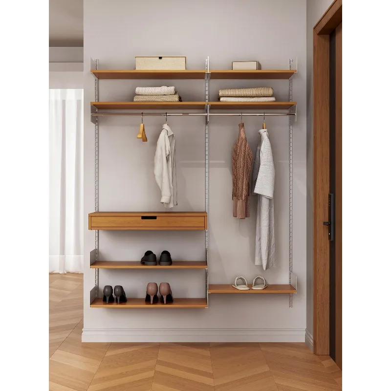

Wall-mounted entrance door porch rack coat rack living room bedroom storage display retro wall display