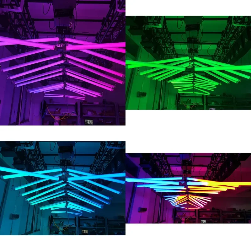 DMX Control RGB Kinetic LED Lifting Pixel Tube Stage Light For Bar Auto Show Decoration