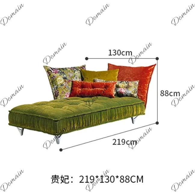 ppQ ASS French Modern Simple Light Luxury Special-shaped Retro Pattern Fabric Corner Combination Sofa view 4
