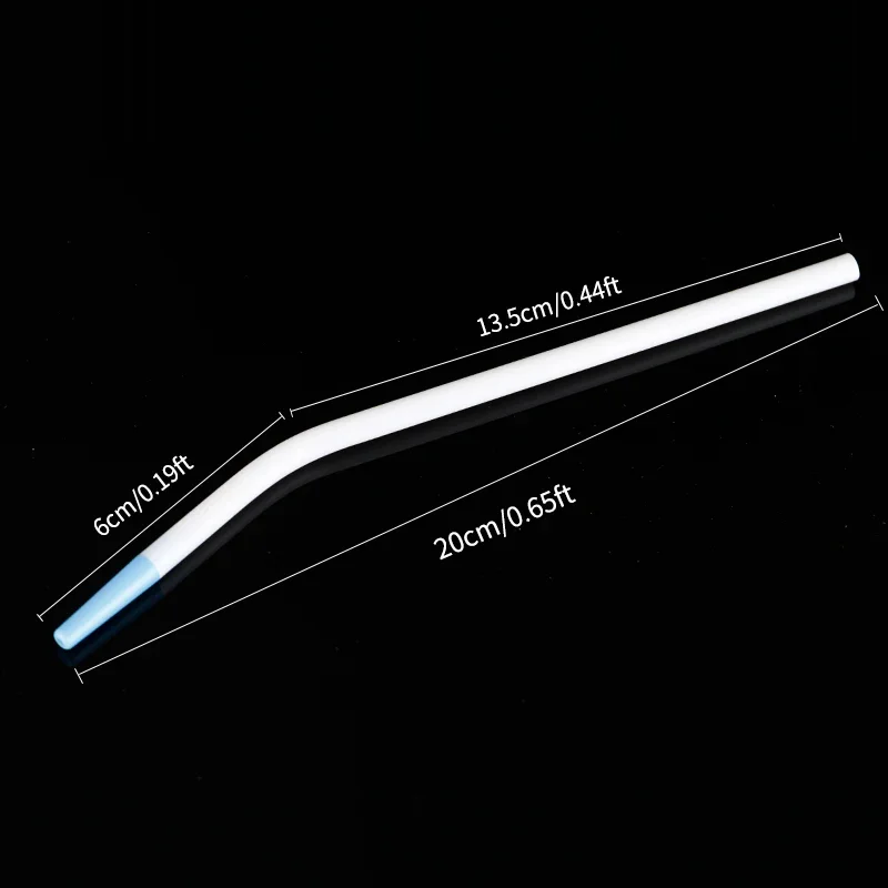 10/20/50 pièces jetables clinique dentaire embouts d'aspiration chirurgicale aspirateur chirurgical dentaire Tube d'aspiration clinique outil d'aspiration de salive