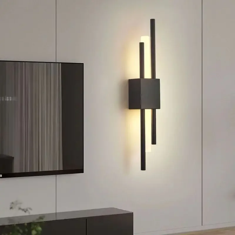 

Nordic LED Wall Lamp Indoor Lighting Rechargeable Bedroom Bedside Living Room For Home Stairs Decoration Lamps Modern Wall Light