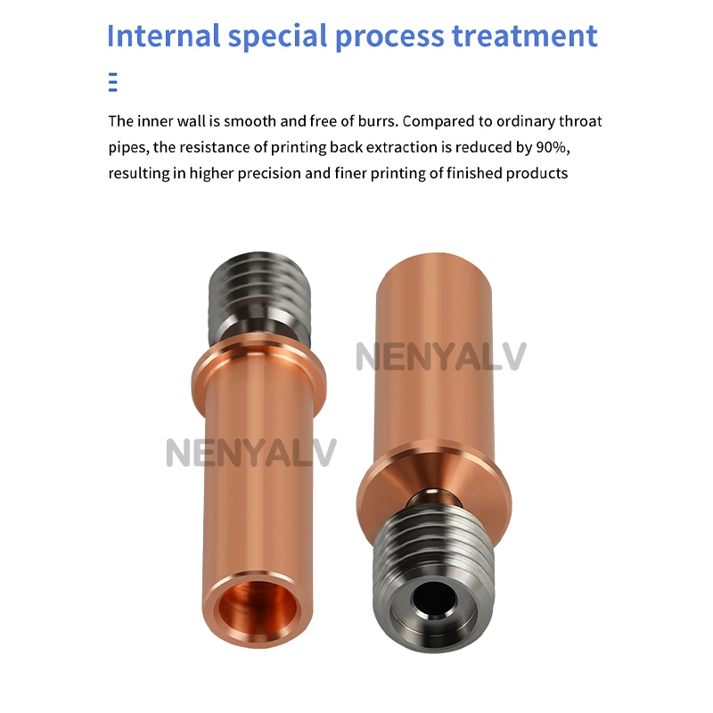 Bimetal Heatbreak Copper Titanium Upgrade Throat For Anycubic kobra 2 Neo / Pro Throats For Anycubic kobra 2 MAX / PLUS Hotend ﻿