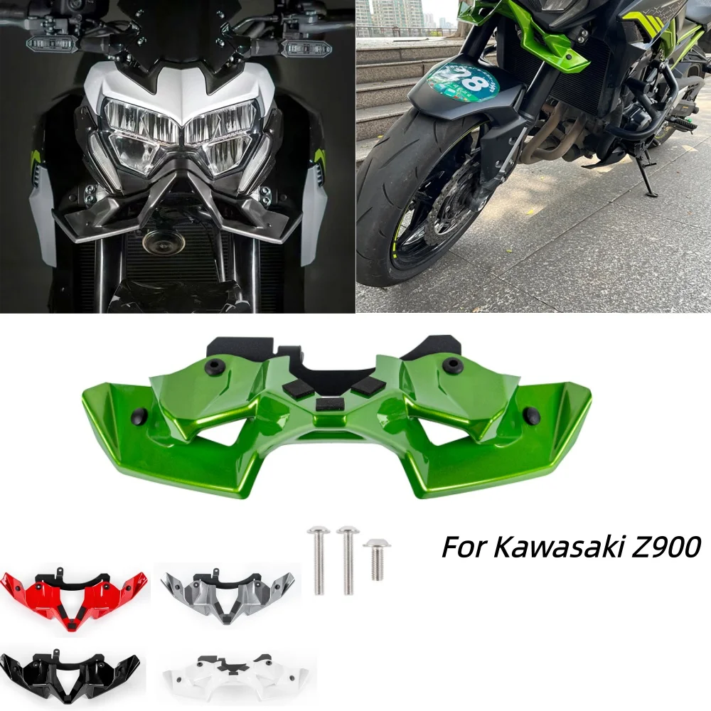 

Wolfline Z900 Motorcycle Front Beak Nose Fairing Cover Winglet Wing Guard Front Wheel Fender for Kawasaki Z900 2020-2023 2021