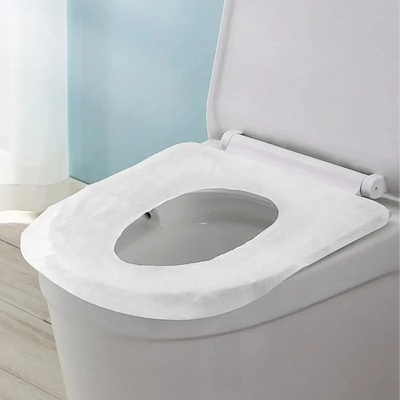 Flushable Toilet Seat Covers 250 Sheets Half-Fold Toilet Seat Covers For Airplane 14x16 Inches Thick Toilet Seat Covers For