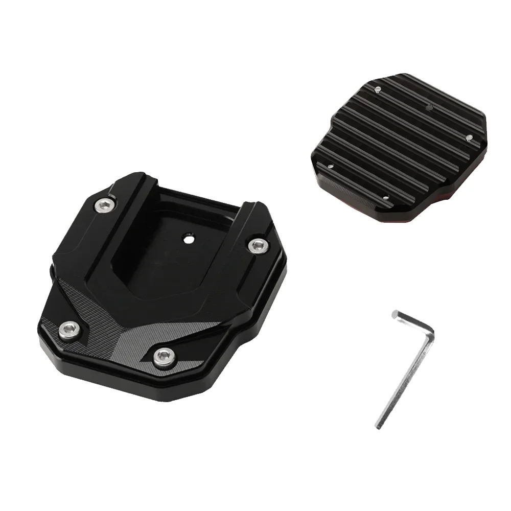 ل BMW C400X C400 X C 400X2019-2021 2022 2023 CNC دراجة نارية مسنده القدم المكبر الجانب تمديد وسادة حامل دعم لوحة