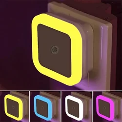 Illuminazione del sensore di luce notturna a LED Wireless Mini luci notturne a spina ue/usa per l'illuminazione della decorazione del soggiorno della camera da letto della camera dei bambini