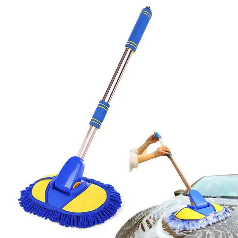 

Car Cleaning Kit Durable Car Wash Brush With Extendable Telescoping Handle Scratch Cleaning Tool For Car Truck RV & Bus