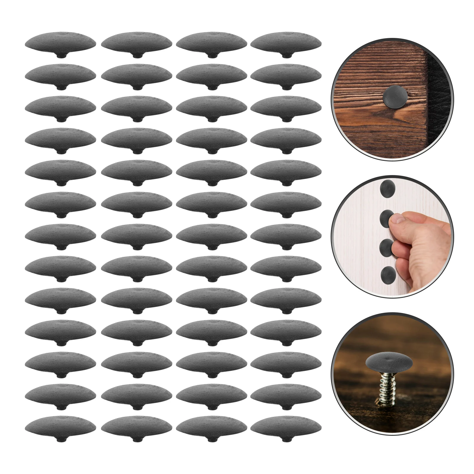 

400 Pcs Screw Cap Decorative Caps Plastic Decorate Outlet Cover Screws Furniture Decoration