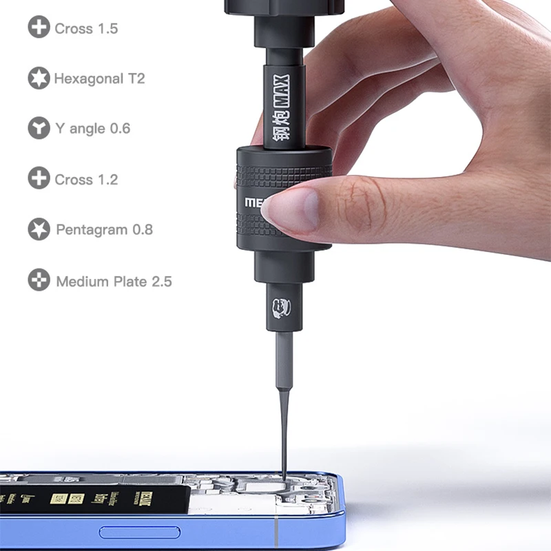 MECHANIC Mortar AIR Qucik Disassembly Screwdriver Set Non-Slip Powerful Magnetism Adsorption Mobile Phone Repair Screwdriver