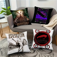 Led Band Zeppelin Pillow Case Square Pillow Bedroom Sofa Leisure Comfort Cushion Car Living Room Home Decoration 40X40