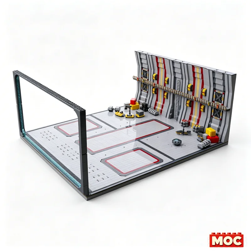 NEW 5687 PCS MOC Venator Hangar Bay - Display Base Building Blocks Educational DIY Assembly Toy Gift For Collection And Display